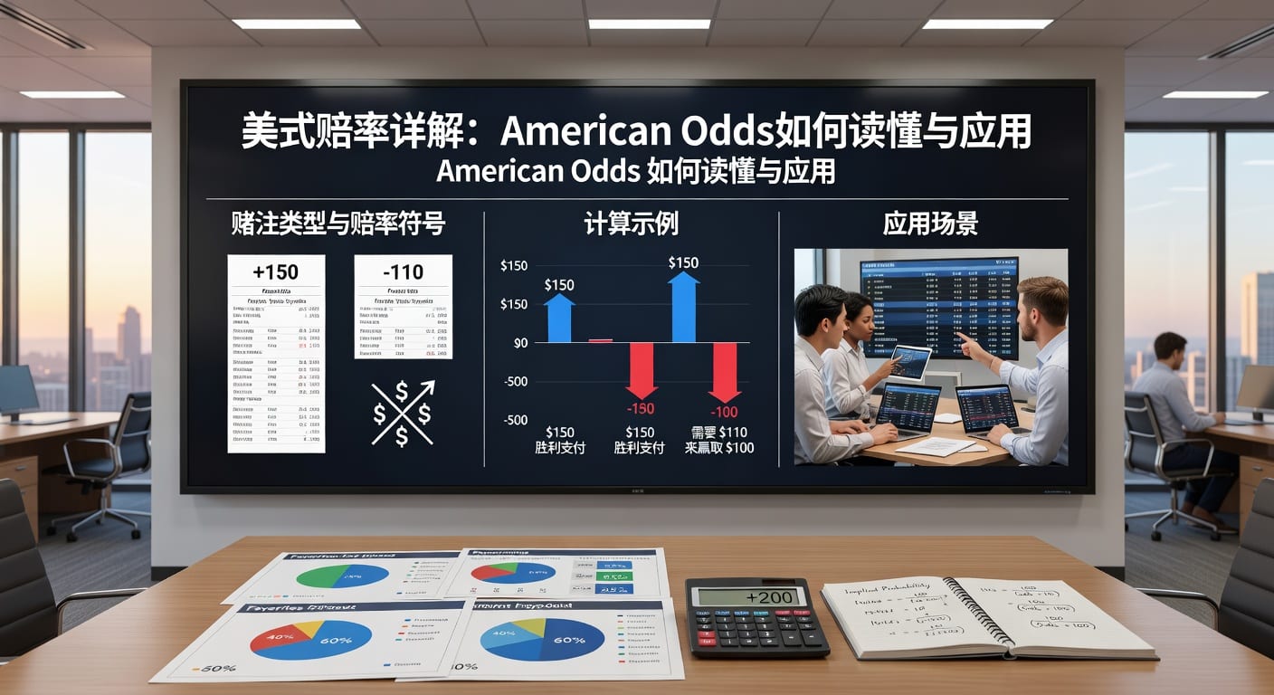 美式赔率 american odds｜PM国际体育官网换算与投注技巧