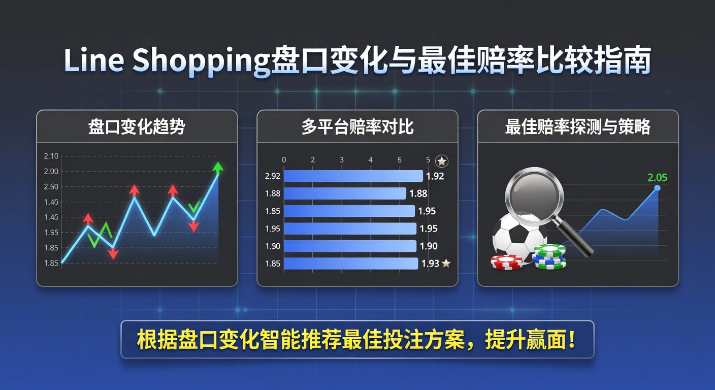 line shopping 盘口变化与最佳赔率比较｜PM国际体育官网